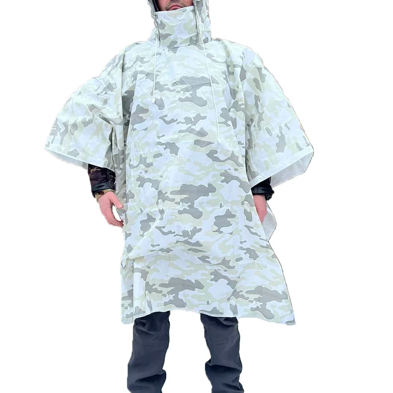 Маскхалат пончо белый мультикам Pancer Protection