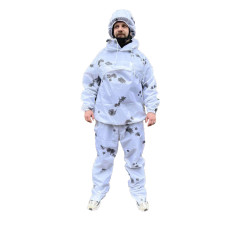 Маскировочный Белый костюм Клякса. 3 в 1. Куртка, штаны, кавер Pancer Protection 46