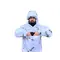 Маскировочный Белый костюм Клякса. 3 в 1. Куртка, штаны, кавер Pancer Protection 46
