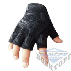 Тактические беспалые перчатки MECHANIX черные