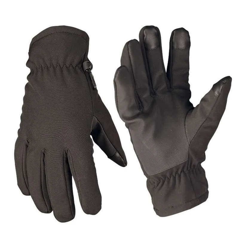 Перчатки Soft Shell Mil-Tec черные