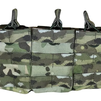 Подсумок для 3-х магазинов универсальный для АК Мультикам Cordura 1050 TTX