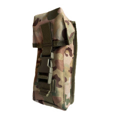 Подсумок для двух магазинов АК закрытого типа на фастексе на системе Molle МК (Мультикам)