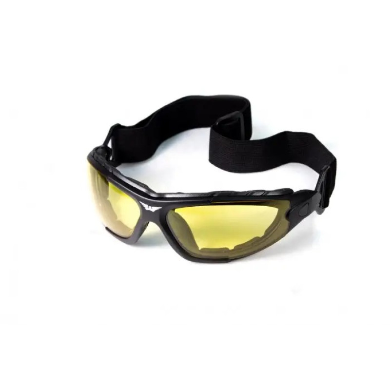 Очки защитные фотохромные Global Vision Shorty Photochromic (yellow) Anti-Fog желтые фотохромные