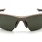 Очки защитные открытые Venture Gear Tactical Semtex 2.0 Tan (forest gray) Anti-Fog чёрно-зелёные в песочной оправе