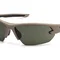 Очки защитные открытые Venture Gear Tactical Semtex 2.0 Tan (forest gray) Anti-Fog чёрно-зелёные в песочной оправе