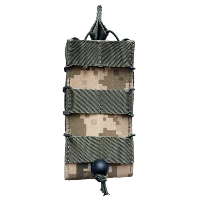 Подсумок под 1 магазин АК/AR-15 открытый (Oxford/Cordura 600D) на кнопках ММ-14 Defender