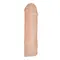 Nature Skin Penis Sleeve реалістична насадка для збільшення члена, + 3 см (тілесний)