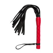 VIP Leather Flogger - Флогер, 55 см (червоний)