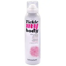 Love To Love Tickle My Body Cotton candy - увлажняющая массажная пена, 150 мл.
