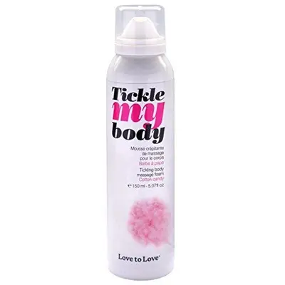 Love To Love Tickle My Body Cotton candy - увлажняющая массажная пена, 150 мл.