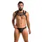 Passion - 043 SET JACOB black - Сексуальний чоловічий комплект з кільцями, L/XL