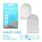 TENGA Pocket Wave Line - Карманный мини-мастурбатор, 7.5х5.5 см (голубой)