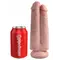 Подвійний фалоімітатор King Cock 7 Two Cocks One Hole, 18х6 см (тілесний)