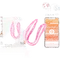 Вибратор для пар со смарт управлением Oninder Doble Pleasure, розовый