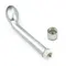 LoveToy G Spot vibrator Silver - Вибратор для точки G, 21х3.5 см