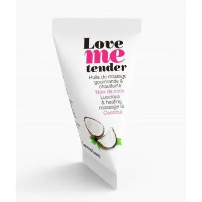Love To Love Love Me Tender Coconut - разогревающее массажное масло, 10 мл. (кокос)