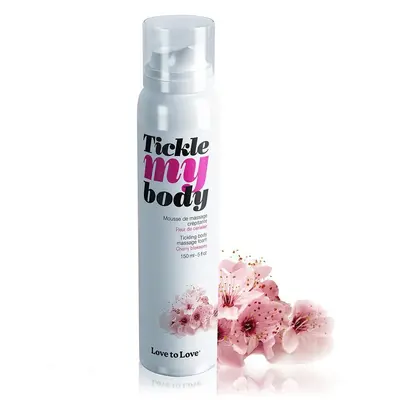 Love To Love Tickle My Body Cherry Blossom - масажна піна, що зволожує, 150 мл.