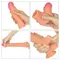 LoveToy Revolutionary Silicone Nature Extender - Удлиняющая эластичная насадка на член,+5 см (телесный)