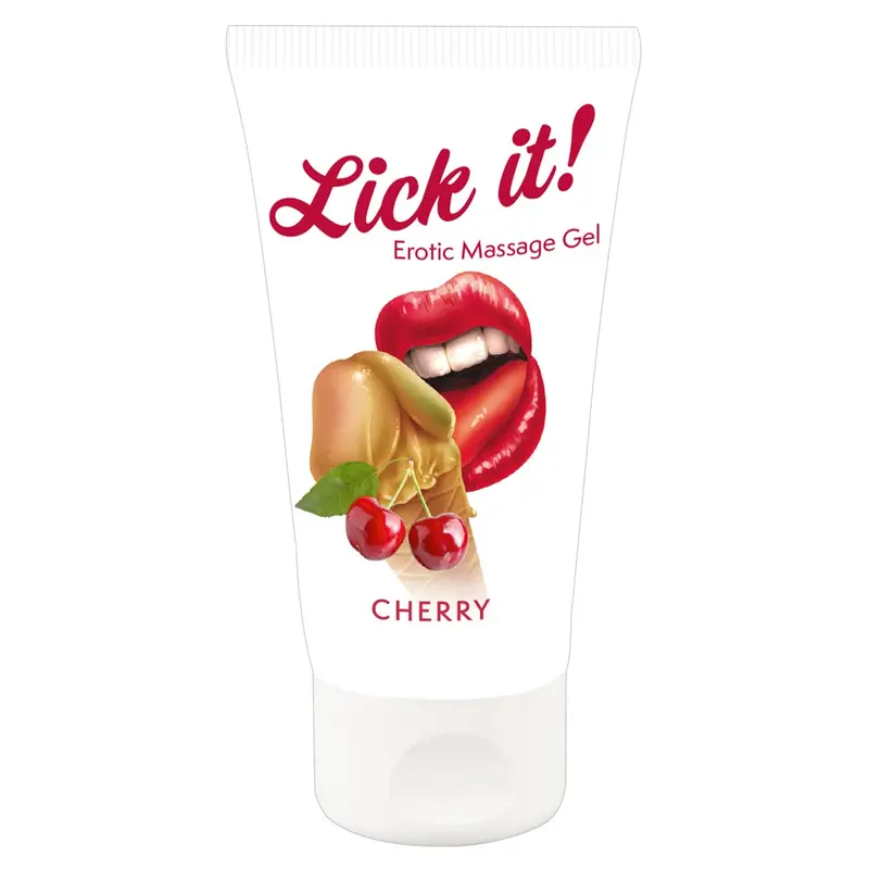 Lick It! Cherry - Массажный гель, 50 мл
