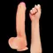 LoveToy 11" Nature Cock Flesh - Гігантський фалос на присоску, 28х5.3 см