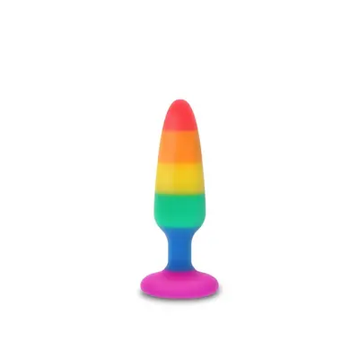 Toy Joy Medium Twink Plug - силиконовая анальная пробка, 11х2.9 см (разноцветный)