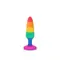 Toy Joy Medium Twink Plug - силиконовая анальная пробка, 11х2.9 см (разноцветный)