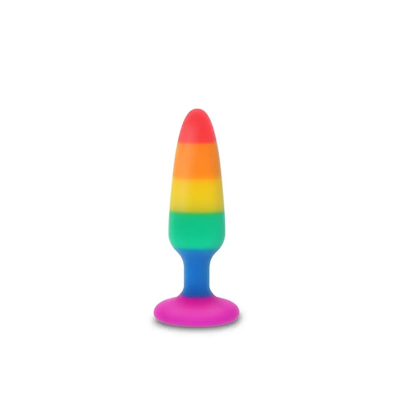 Toy Joy Medium Twink Plug - силиконовая анальная пробка, 11х2.9 см (разноцветный)