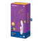 Satisfyer Double Flex - Вібратор-кролик з трьома моторчиками, 20.1х4.6 см (білий)