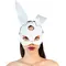 Шкіряна маска Зайчика Art of Sex - Bunny mask біла