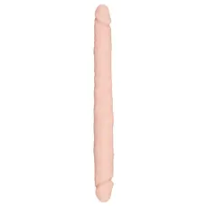 Double Dong Flesh - Двухсторонний фаллоимитатор, 30,5 см (телесный)