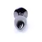 Металева анальна пробка із кристалом Boss Jewellery Dark Silver