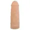Nature Skin Penis Sleeve реалістична насадка для збільшення члена, + 3 см (тілесний)