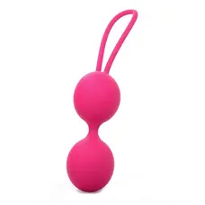 Dorcel Dual Balls Magenta Вагінальні кульки зі зміщеним центром ваги, 15.6х 3,6 см (рожевий)