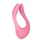 Satisfyer Partner Multifun 2 - многофункциональный вибратор для пар, 13х7х3.5 см (розовый)