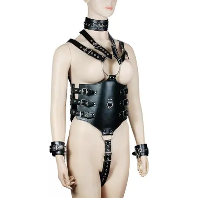 Портупея с наручниками Пикантные Штучки