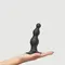 Анальна ялинка насадка для страпону Strap-On-Me Dildo Plug Beads, 12,8х4 см розмір S