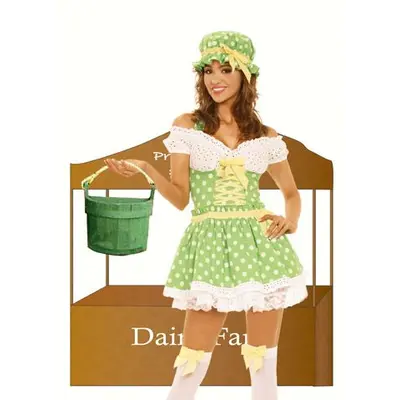 Elegant Moments - Misbehaving Milk Maid - Костюм доярки, M