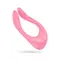 Satisfyer Partner Multifun 2 - многофункциональный вибратор для пар, 13х7х3.5 см (розовый)