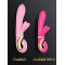 Gvibe Grabbit - Вибратор для клитора и точки G с тремя моторами, 22 см (розовый)