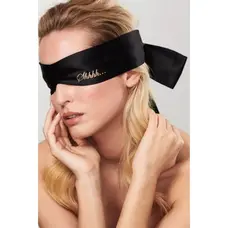 Bijoux Indiscrets: Shhh - пов'язка-стрічка із сатину 2-в-1 (пов'язка на очі та стрічка для зв'язування)