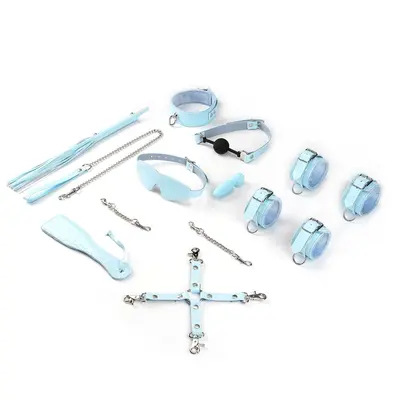 БДСМ-набор для начинающих Liebe Seele Macaron 9pcs Bondage Kit-Mint
