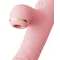 Zalo Rose Rabbit Thruster Strawberry Pink - Потужний пульсатор з ніжним дизайном, 25х3.6 см (рожевий)