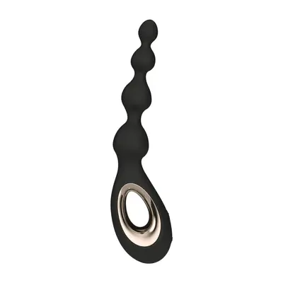 LELO Soraya Beads Black - Анальный вибратор, 23,4 см (черный)