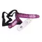 Подвійний страпон Vibrating Strap On Duo Lila, 18 см