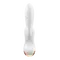 Satisfyer Double Flex - Вібратор-кролик з трьома моторчиками, 20.1х4.6 см (білий)