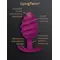 Gvibe Gplug Twist 2 - Витая анальная пробка для длительного ношения, 10.5х3.9 см (фуксия)