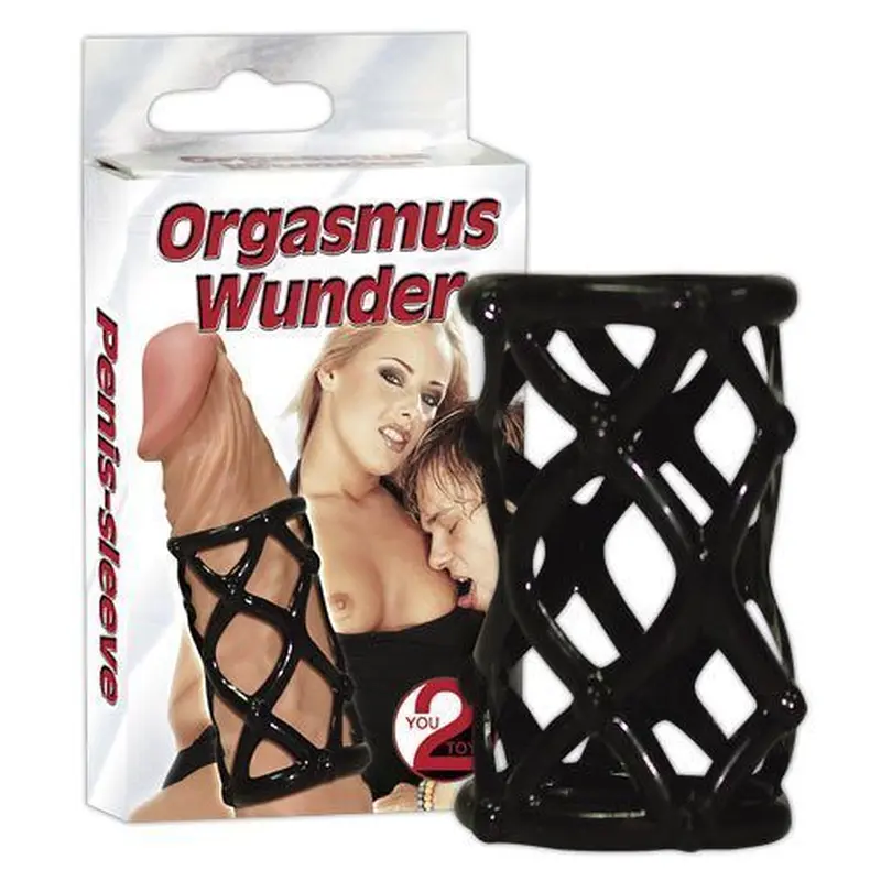 Orgasmus Wunder schwarz - Насадка на член, 6х3 см