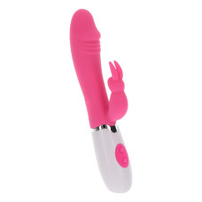 Toy Joy Funky Rabbit Pink - Вибратор-кролик, 19х3 см (розовый)