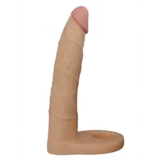 LoveToy - The Ultra Soft Double Flesh 7" - Насадка для подвійного проникнення, 17х3 см